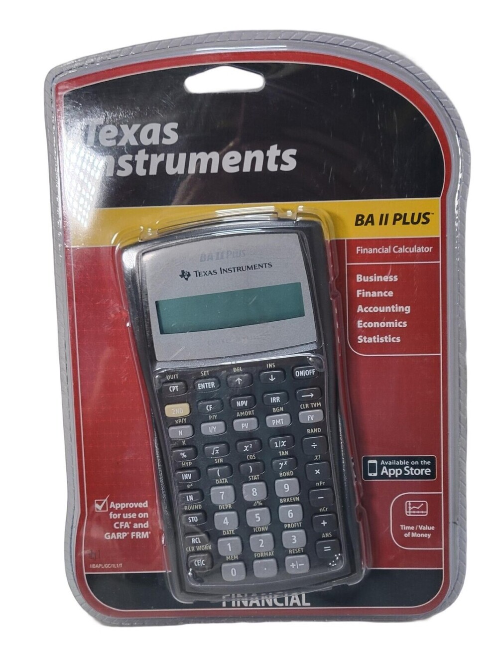 Texas Instruments BA II PLUS Financial Handheld - Picture 1 of 7